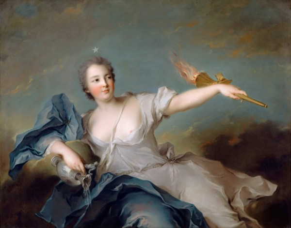Marie-Anne de Nesle, marquise de La Tournelle, duchesse de Châteauroux (1717-1744). Artist: Nattier, Jean-Marc (1685-1766)