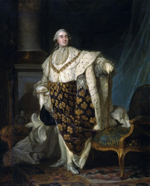 Portrait of the King Louis XVI (1754-1793). Artist: Duplessis, Joseph-Siffred (1725-1802)
