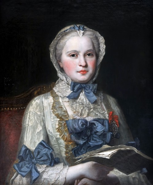 Portrait of Princess Maria Josepha of Saxony (1731?1767). Artist: La Tour, Maurice Quentin de (1704-1788)