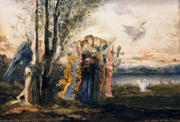 Gustave Moreau, L'Amour et les Muses