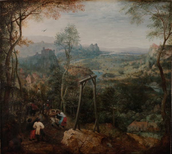 The Magpie on the Gallows. Artist: Bruegel (Brueghel), Pieter, the Elder (ca 1525-1569)