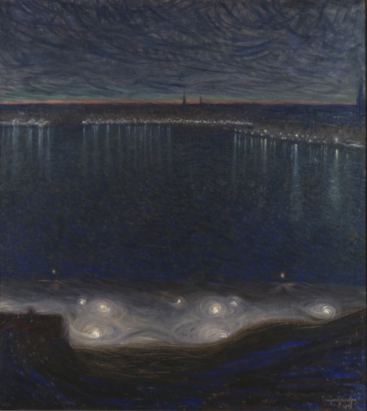 Riddarfjärden, Stockholm. Artist: Jansson, Eugène (1862-1915)