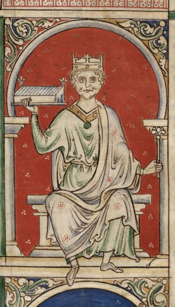 King William Rufus (From the Historia Anglorum, Chronica majora). Artist: Paris, Matthew (c. 1200-1259)