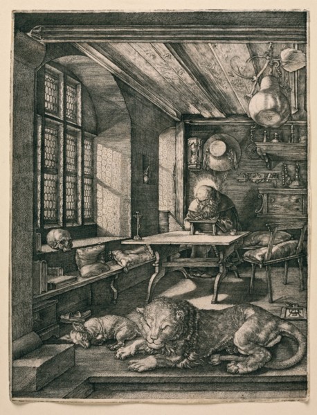 Saint Jerome in his Cell. Artist: Dürer, Albrecht (1471-1528)