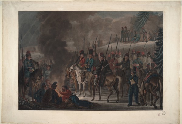 Russian cossacks. Artist: Sauerweid, Alexander Ivanovich (1783-1844)