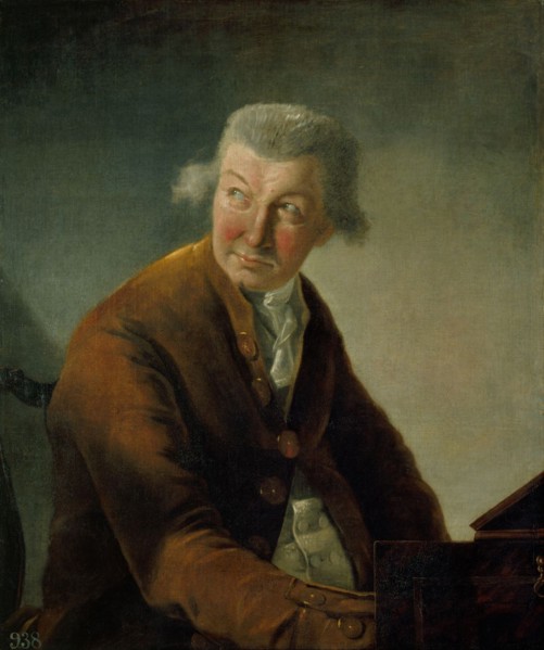 Portrait of Carl Friedrich Abel (1723-1787). Artist: Robineau, Alexandre-Auguste (1747-1828)