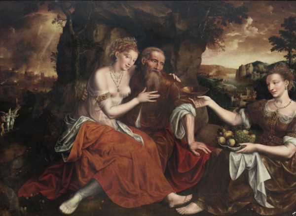 Lot and his Daughters. Artist: Massys (Matsys), Jan (1510-1575)