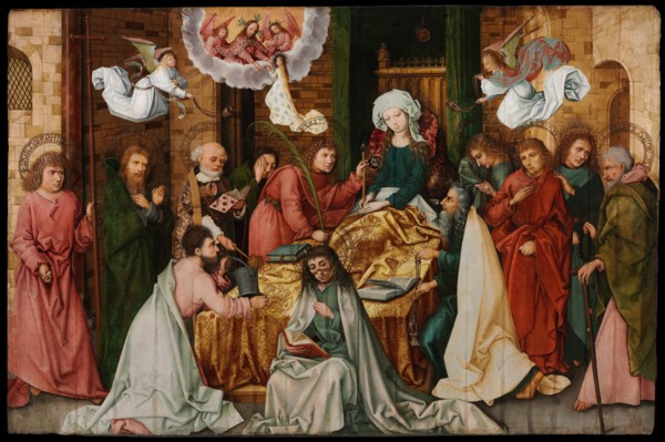 The Dormition of the Virgin. Artist: Holbein, Hans, the Elder (1465-1524)