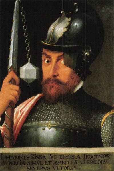 Portrait of John Zizka. Artist: Anonymous