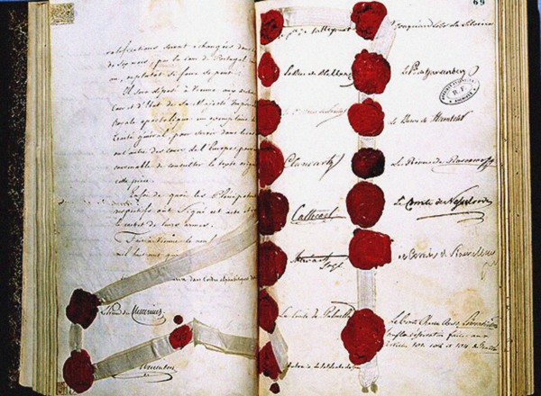 The Final Act of the Congress of Vienna, 9 June 1815. Artist: Historical Document