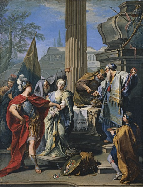 The Sacrifice of Polyxena. Artist: Pittoni, Giovan Battista (1687-1767)