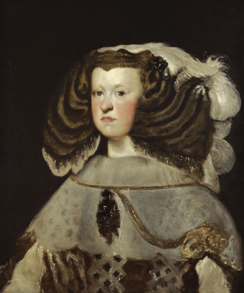 Portrait of Mariana of Austria (1634?1696). Artist: Velàzquez, Diego (1599-1660)