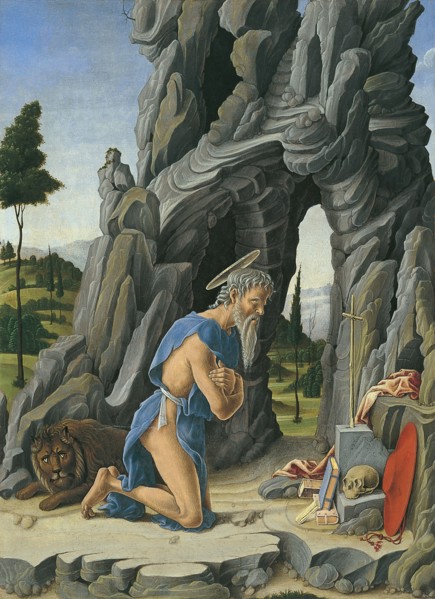 Saint Jerome in the Desert. Artist: Zoppo, Marco (1433-1478)