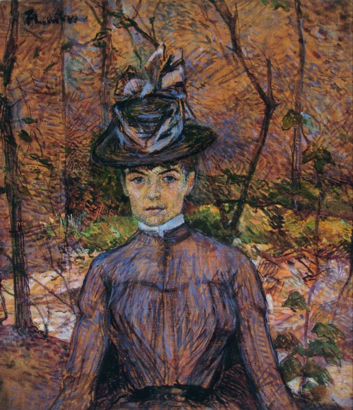 Portrait of Suzanne Valadon (1865-1938). Artist: Toulouse-Lautrec, Henri, de (1864-1901)