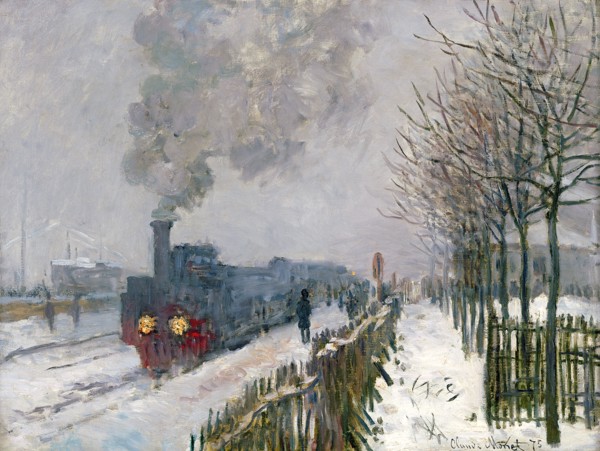 Train in the Snow (The Locomotive). Artist: Monet, Claude (1840-1926)