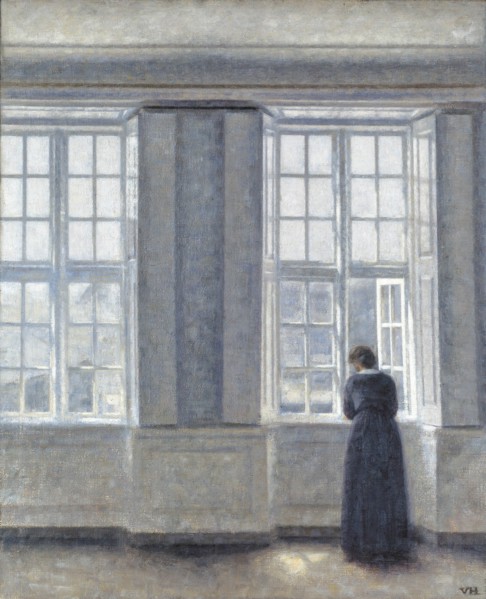 The Tall Windows. Artist: Hammershøi, Vilhelm (1864-1916)