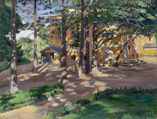 Savva Mamontov's Estate Abramtsevo. Artist: Vinogradov, Sergei Arsenyevich (1869-1938)