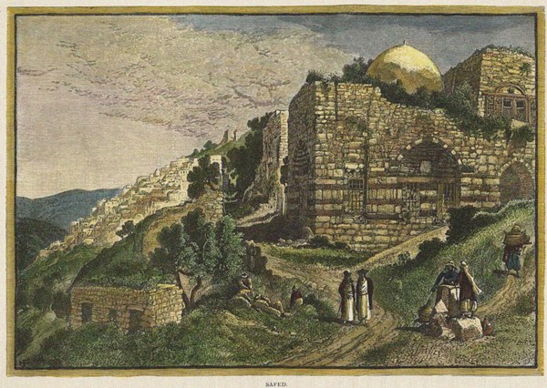 Safed. From: Picturesque Palestine, Sinai and Egypt. Artist: Johnstone, J. (active 19th century)