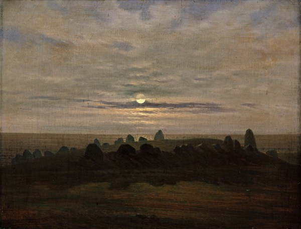 Stone age stronghold at Nobbin, island of Rügen. Artist: Carus, Carl Gustav (1789-1869)