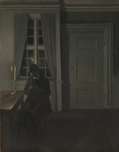 The Collector of Coins. Artist: Hammershøi, Vilhelm (1864-1916)