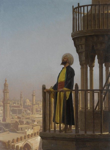 A muezzin. Artist: Gerôme, Jean-Léon (1824-1904)
