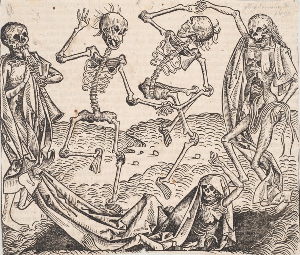 Dance of Death (from the Schedel's Chronicle of the World). Artist: Wolgemut, Michael (1434-1519)
