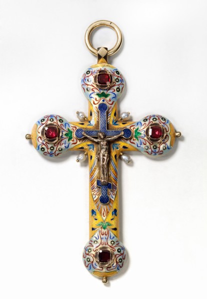 Pectoral cross, Between 1899 and 1908. Artist: Hollming, August Frederik, (Fabergé manufacture) (1854-1915)