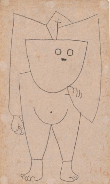 Christian ghost (Christliches Gespenst), 1939. Artist: Klee, Paul (1879-1940)