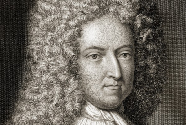 Daniel Defoe (1660-1731) Detail, Early 18th cen. Artist: Vandergucht, Michael (1660-1725)