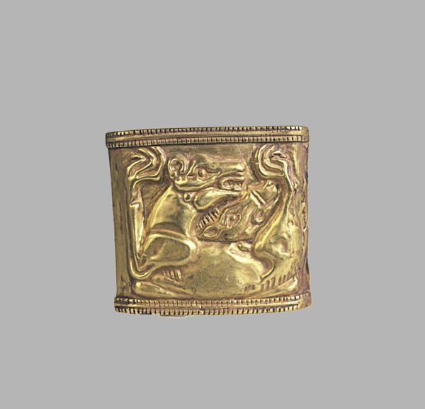 Cover to Sword Sheath, 5th cen. BC. Artist: Scythian Art