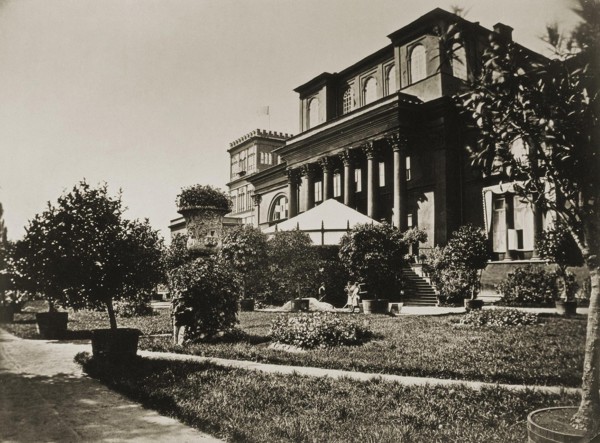 The Paskevich Residence in Gomel, 1860s. Artist: Bianchi, Giovanni (1812-1893)