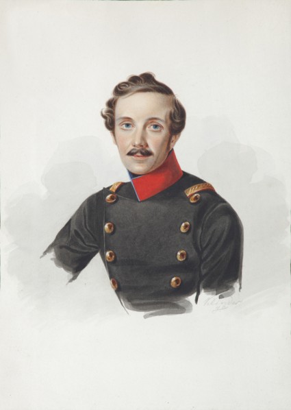 Portrait of Arist Fyodorovich von Gersdorff (1805-1883), 1840. Artist: Klünder, Alexander Ivanovich (1802-1875)