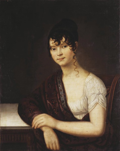 Portrait of Elizaveta Ivanovna Ogareva (1784-1815), 1800s. Artist: Anonymous