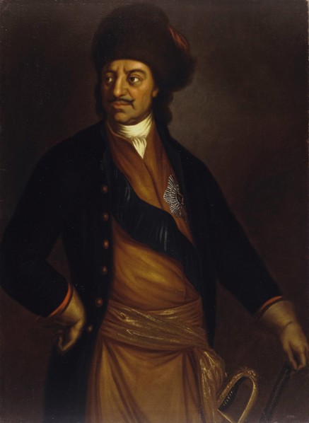 Portrait of Emperor Peter I the Great (1672-1725), First third of 18th century. Artist: Anonymous