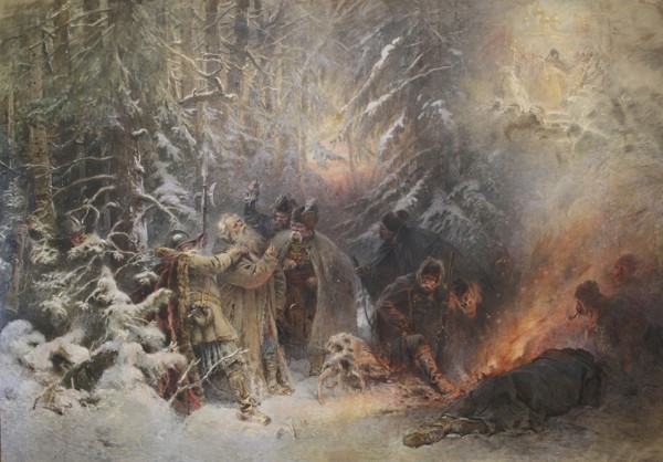 Ivan Susanin. Artist: Makovsky, Konstantin Yegorovich (1839-1915)