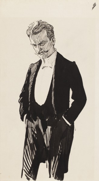 Jean Sibelius. Artist: Edelfelt, Albert Gustaf Aristides (1854-1905)