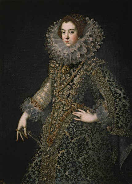 Portrait of Elisabeth of France (1602-1644), Queen consort of Spain, c. 1620. Artist: Anonymous
