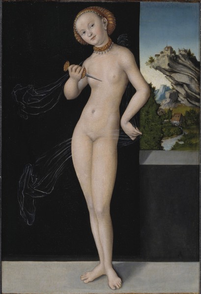 Lucretia, 1528. Artist: Cranach, Lucas, the Elder (1472-1553)