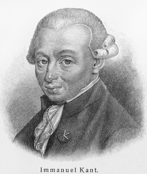 Portrait of Immanuel Kant (1724-1804). Artist: Anonymous