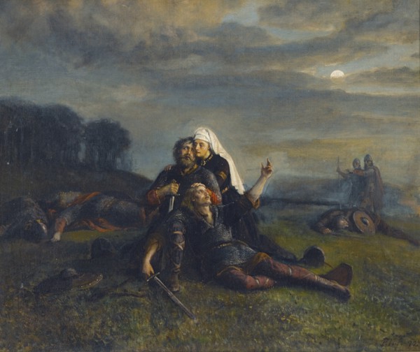 After the Battle. Artist: Arbo, Peter Nicolai (1831-1892)