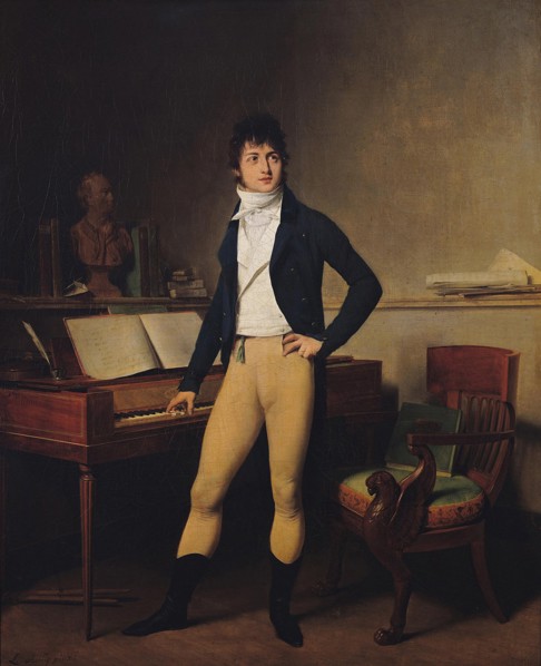 Portrait of the composer François-Adrien Boieldieu (1775-1834), 1800. Artist: Boilly, Louis-Léopold (1761-1845)