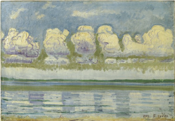 Lake Geneva with the Swiss Jura, 1909. Artist: Hodler, Ferdinand (1853-1918)