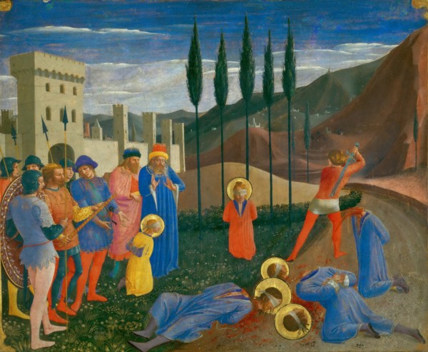 The Beheading of Saint Cosmas and Saint Damian, c. 1440. Artist: Angelico, Fra Giovanni, da Fiesole (ca. 1400-1455)