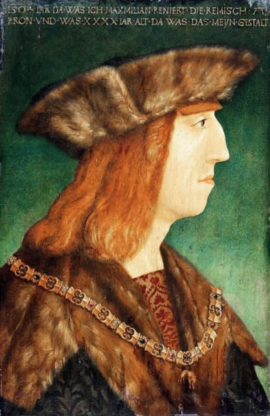Portrait of Emperor Maximilian I (1459-1519), after 1504. Artist: Dürer, Albrecht, (Workshop)
