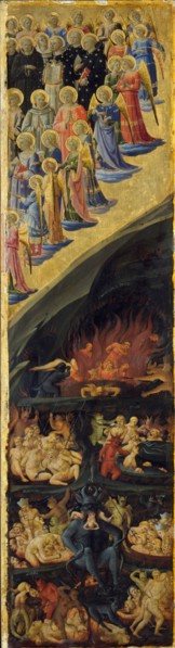 The Last Judgment (Winged Altar, Right Panel), Early 15th century. Artist: Botticelli, Sandro (1445-1510)