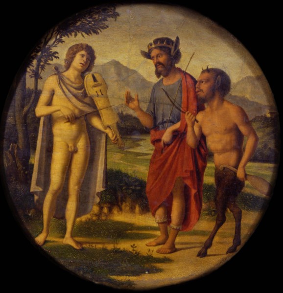 The Judgement of Midas, 1505-1508. Artist: Cima da Conegliano, Giovanni Battista (ca. 1459-1517)
