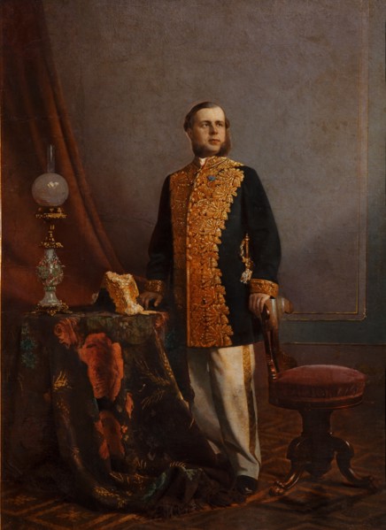 Portrait of Vasily Yuryevich Poznansky (1828-1900), 1860s. Artist: Anonymous