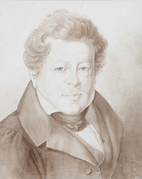 Portrait of Alexander Ivanovich Turgenev (1784-1845), 1833. Artist: Kestner, Georg Christian August (1777-1853)