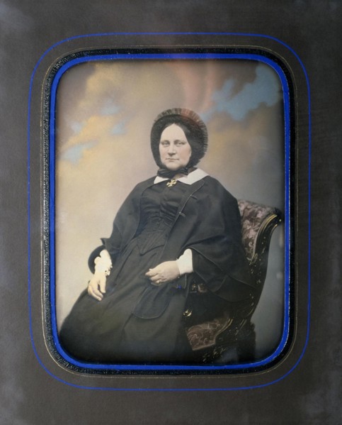 Portrait of Maria Trofimovna Pashkova (1819-1892), née Countess von Baranov, 1840s. Artist: Levitsky, Sergei Lvovich (1819-1898)