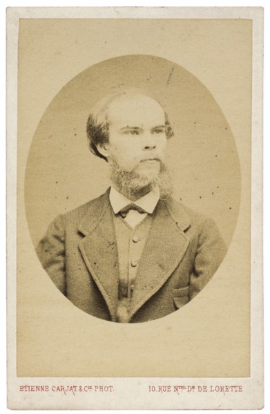Portrait of the Poet Paul Verlaine (1844-1896), c. 1870. Artist: Carjat, Étienne (1828-1906)